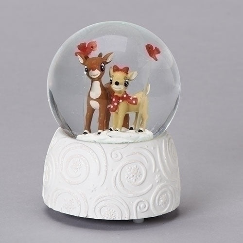 Musical Rudolph Snowglobe