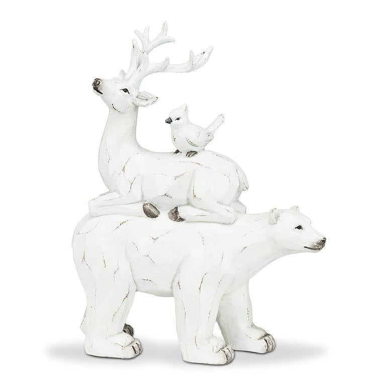 Stacking Winter White Animals