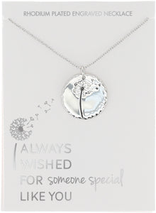 Someone Special Engraved Silver Necklace