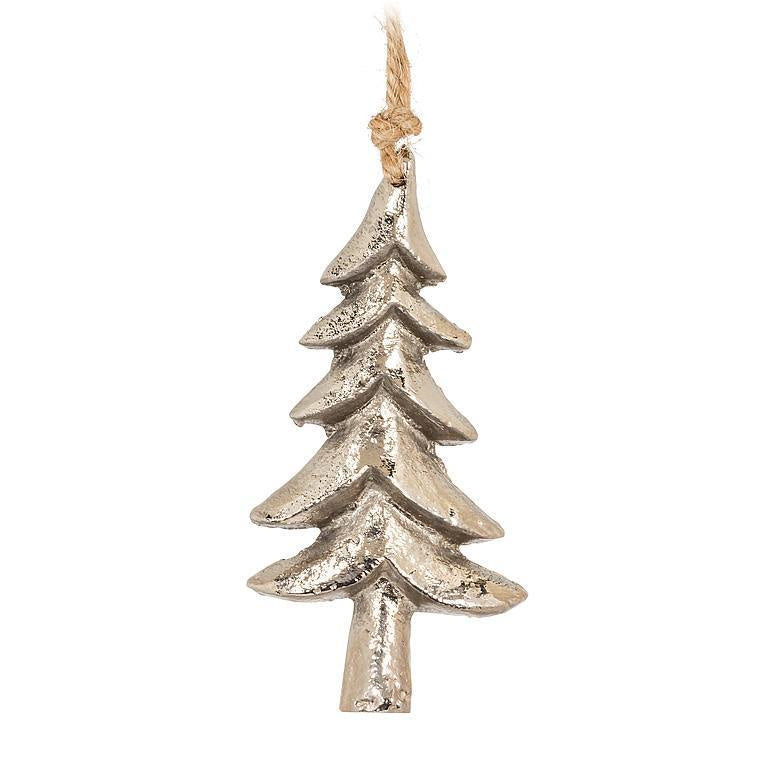 Silver Shining Tree Ornament