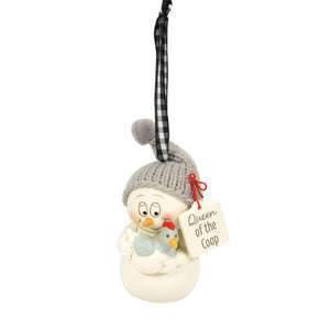 Queen Of The Coop Snowpinion Ornament