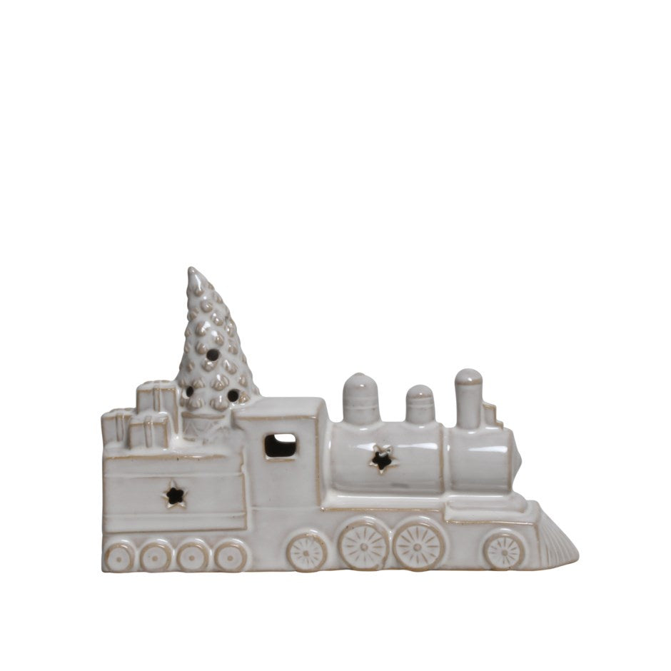 Lit Ceramic Train