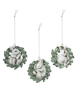 Baby Animal Wreath Ornament