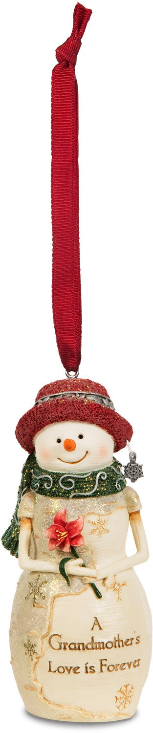 A Grandmother's Love Birchhearts Snowman Ornament