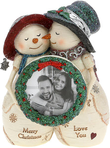 Christmas Love Birchhearts Snowman Picture Frame