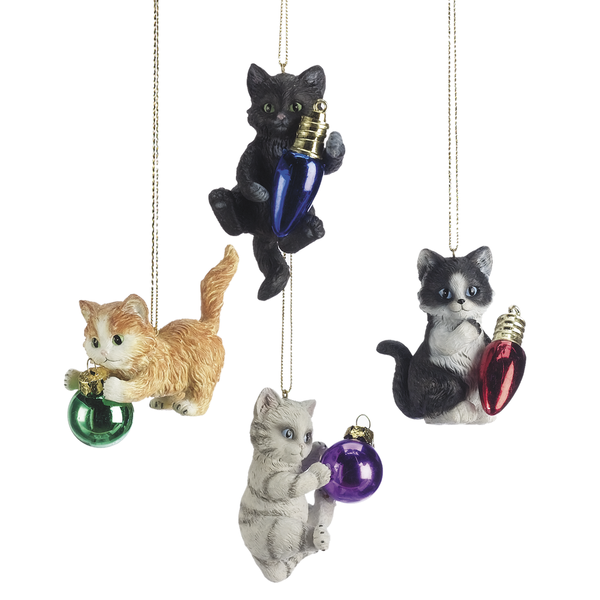 Christmas Kitten Ornament