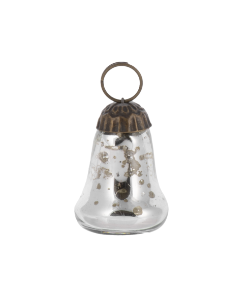 Small Silver Bell Ornament