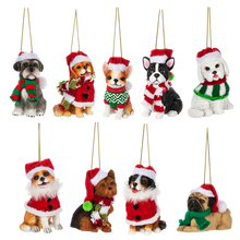 Load image into Gallery viewer, Santa Paws Dog Ornament
