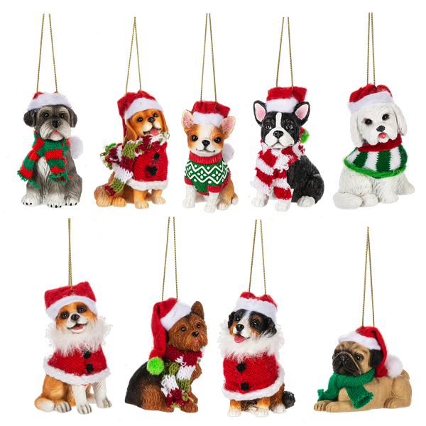 Santa Paws Dog Ornament