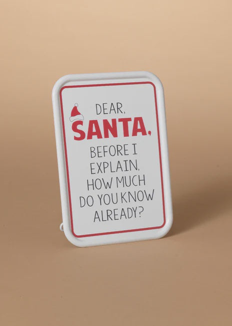 Dear Santa Sign