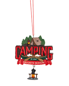 Camping Is Our Favourite Season Ornament