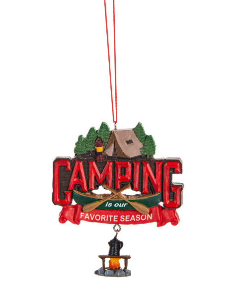 Camping Is Our Favourite Season Ornament