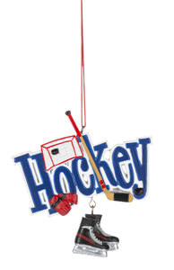 Hockey Equipment Ornament