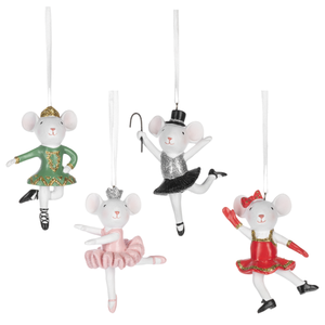 Sweet Dancing Mouse Ornament