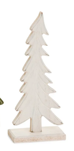 Curved White Wooden Tree