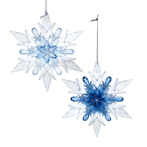 Blue Snowflake Ornament