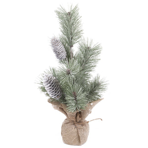 15" Pine Tree w Cones