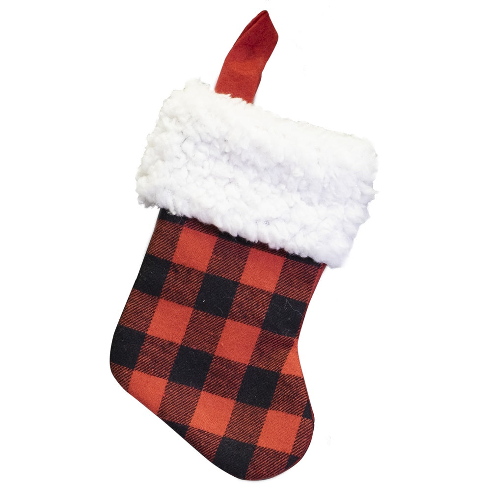 Mini Buffalo Plaid Stocking