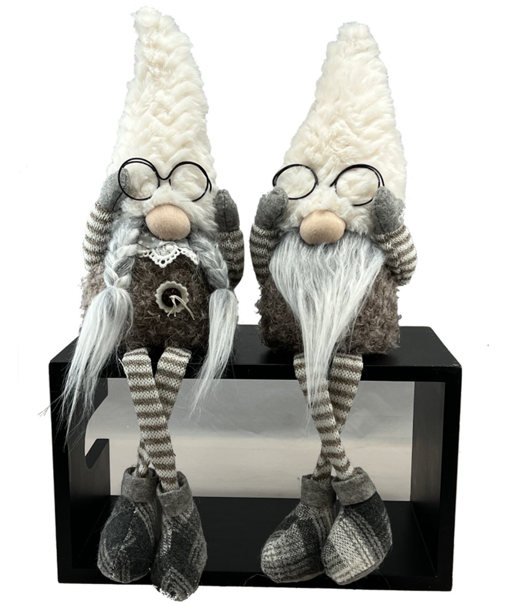 Funny Glasses Sitting Gnome