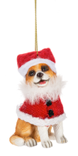 Load image into Gallery viewer, Santa Paws Dog Ornament
