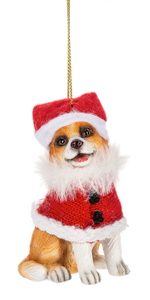 Santa Paws Dog Ornament