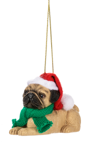 Santa Paws Dog Ornament