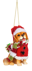 Santa Paws Dog Ornament