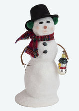 Load image into Gallery viewer, Snowman Caroller Accessory w Ornament
