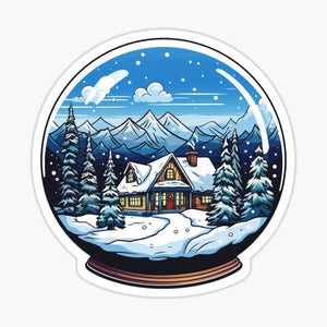 Snowglobe Sticker