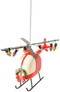 Helicopter Ornament