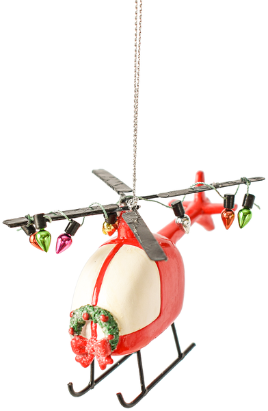 Helicopter Ornament