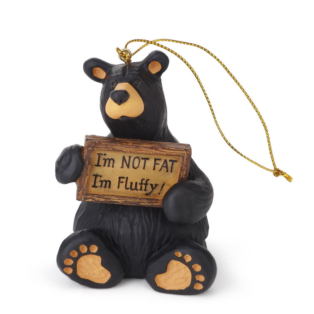 I'm Fluffy Bearfoot Bear Ornament