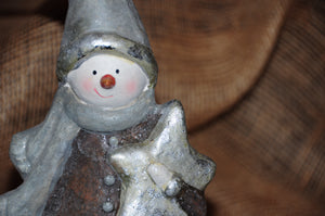 Vintage Standing Snowman