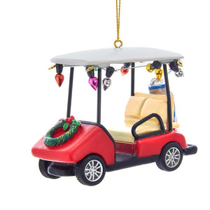 Decorated Golf Cart Ornament