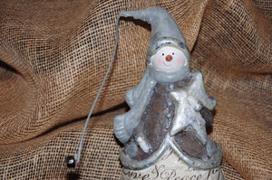 Vintage Standing Snowman