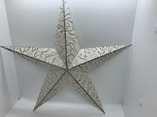 Load image into Gallery viewer, Large White Metal Star
