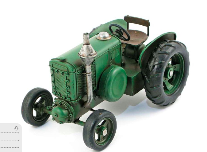 Green Metal Tractor large