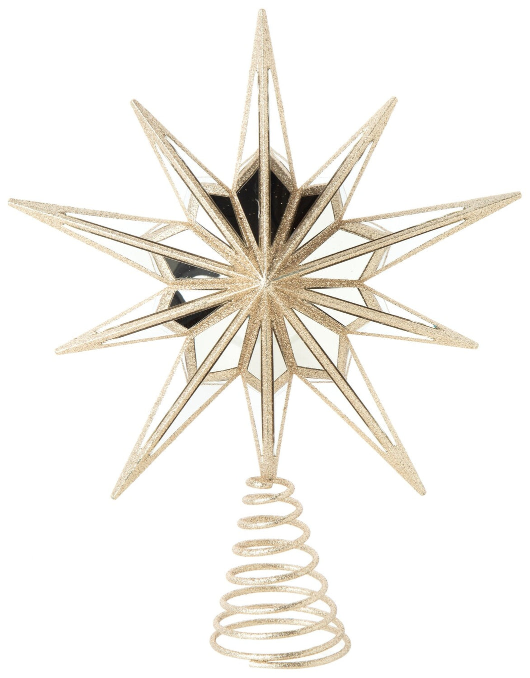 Gold Mirror Star Tree Topper